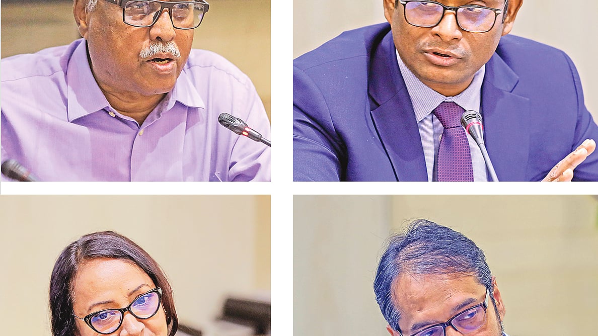 আইনুন নিশাত, মাহবুবা নাসরীন, শামীম হায়দার পাটোয়ারী ও মির্জা শওকত আলী 