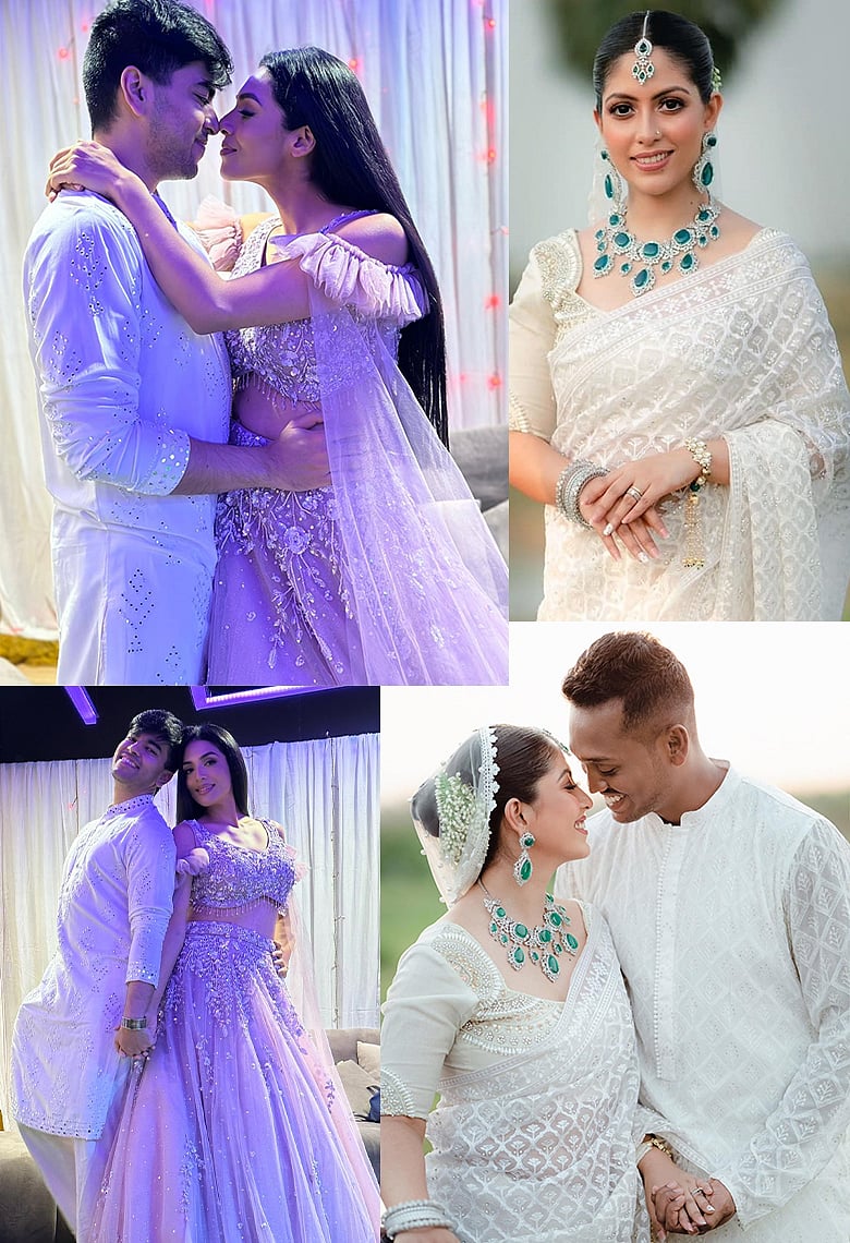 বিশেষ দিনে সাদা পোশাকে সস্ত্রীক নজর কাড়লেন সালমান মুক্তাদির, ক্রিকেটার আল আমিন