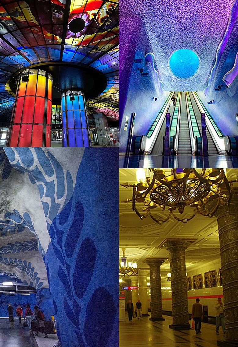 বিশ্বের সবচেয়ে সুন্দর ৭টি মেট্রো স্টেশন