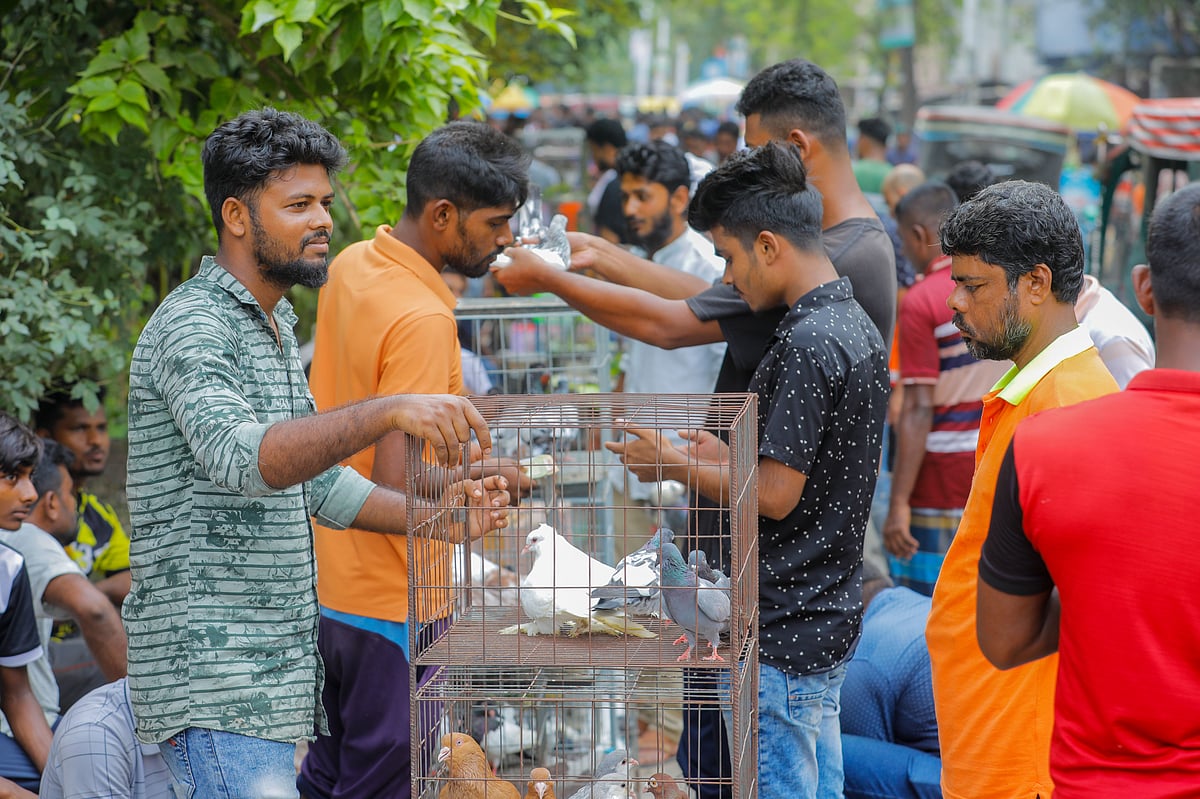 হাটে কেনাকাটায় ব্যস্ত ক্রেতা-বিক্রেতারা।