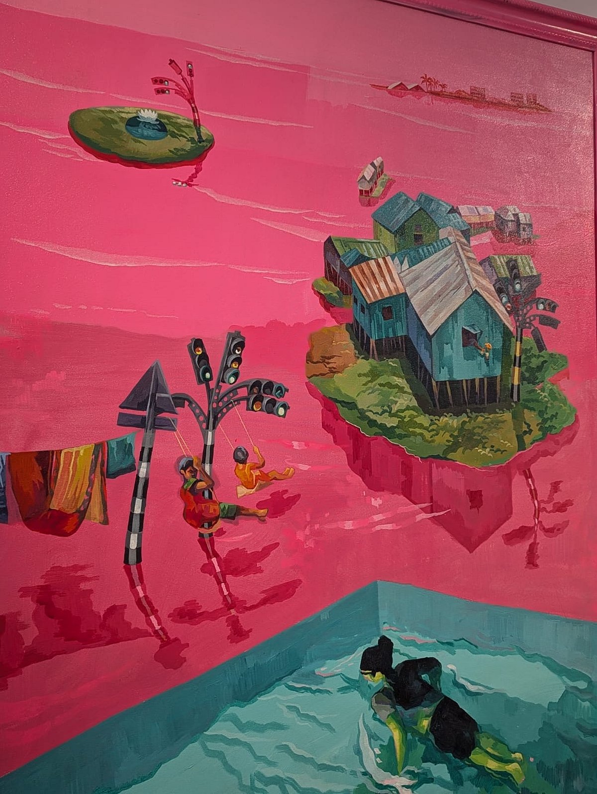 ‘দ্য নিউ নরমাল’,
শিল্পী: অন্তরা মেহরুখ আজাদ