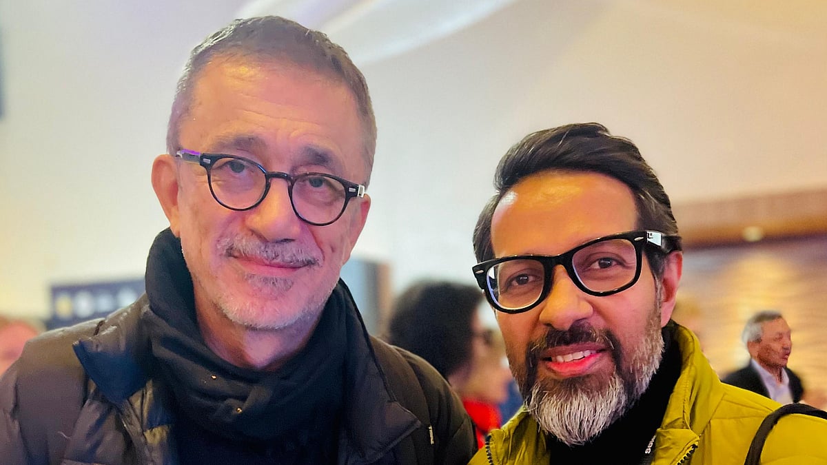 নুরি বিলগে জিলানের সঙ্গে আসিফ ইসলাম। ছবি: পরিচালকের সৌজন্যে