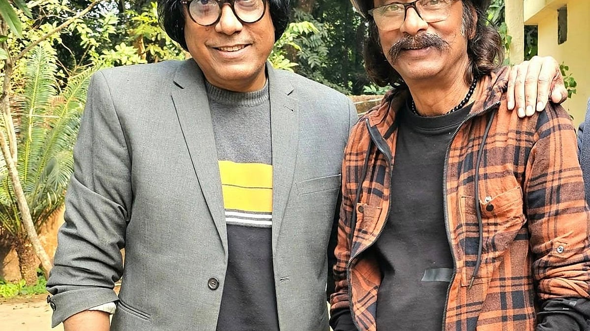 মাসুম রেজা ও সালাহউদ্দিন লাভলু। ছবি: মাসুম রেজার সৌজন্যে