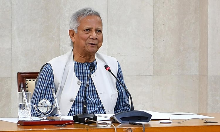 অন্তর্বর্তী সরকারের প্রধান উপদেষ্টা অধ্যাপক মুহাম্মদ ইউনূস