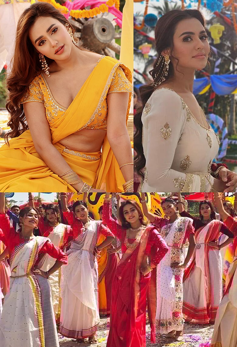 ট্রেন্ডের তুঙ্গে নুসরাত ফারিয়ার কন্যা, দেখুন  সাফিয়া সাথীর ডিজাইনে তাঁর তিনটি নজরকাড়া পোশাক