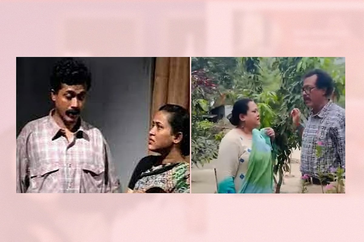 ফারুক আহমেদ ও নাসরিন নাহার। ছবি: সংগৃহীত