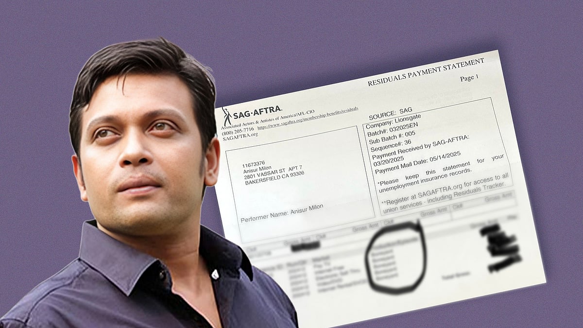 অভিনেতা আনিসুর রহমান। ছবি: ফেসবুক