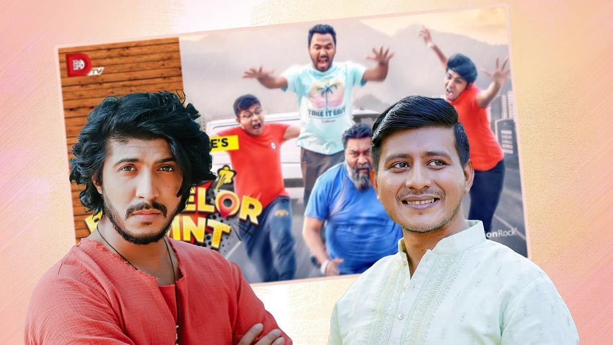 হঠাৎ ‘ব্যাচেলর পয়েন্ট’ থেকে সরে যান তৌসিফ ও শামীম। ছবি: কোলাজ