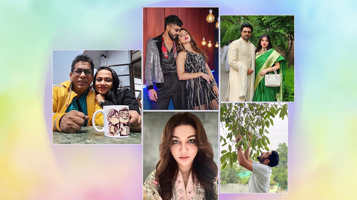 কেমন কাটছে তারকাদের ঈদ। ছবি: কোলাজ