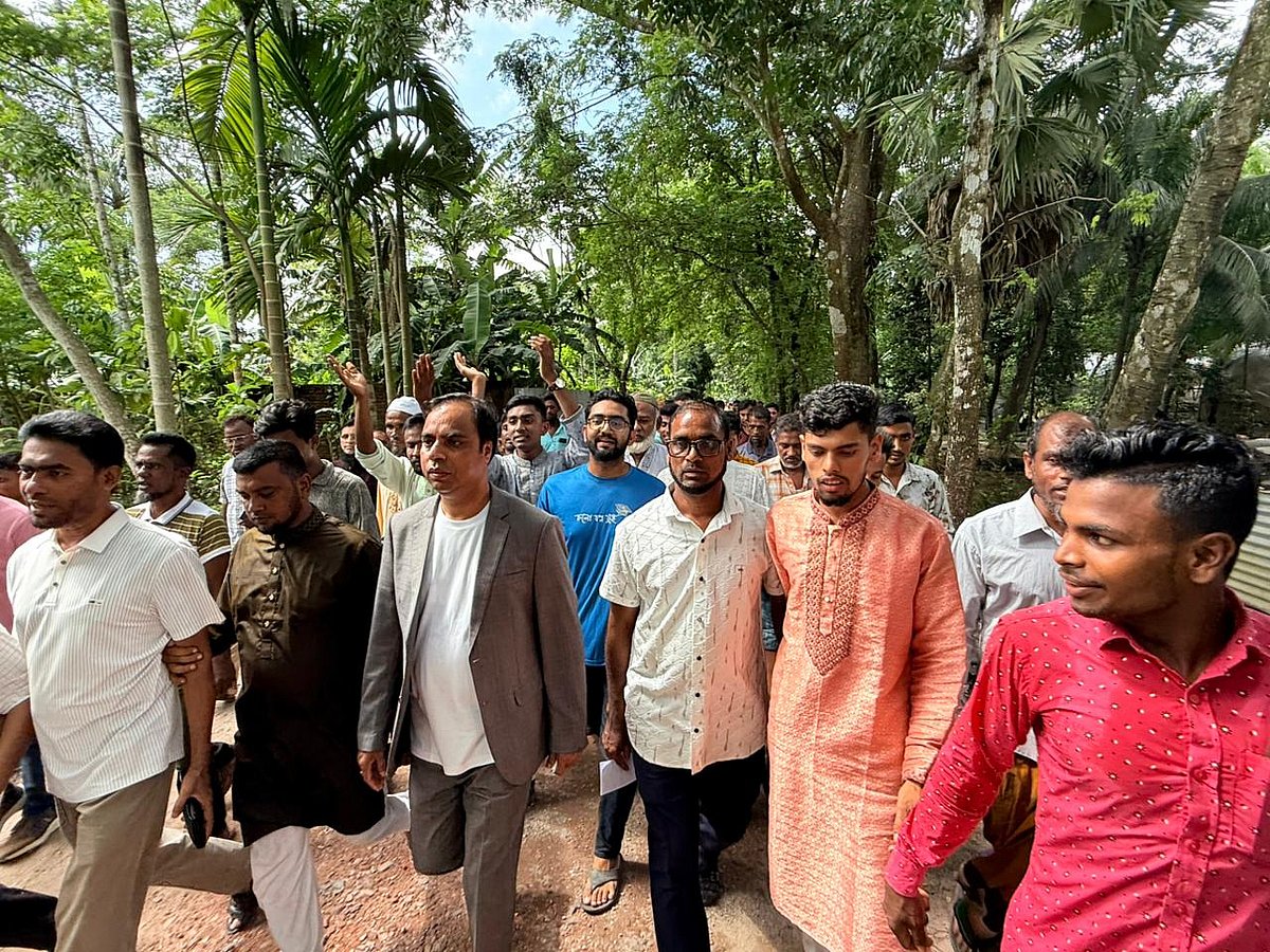 বিএনপির মনোনয়নপ্রত্যাশী ছিদ্দিক উল্লাহ মিয়ার গণসংযোগ