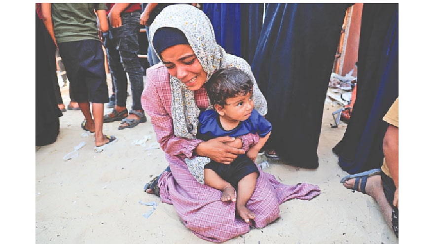 শিশুদের হাড্ডিসার দেহ ইসরায়েলের নৃশংসতার সাক্ষ্য