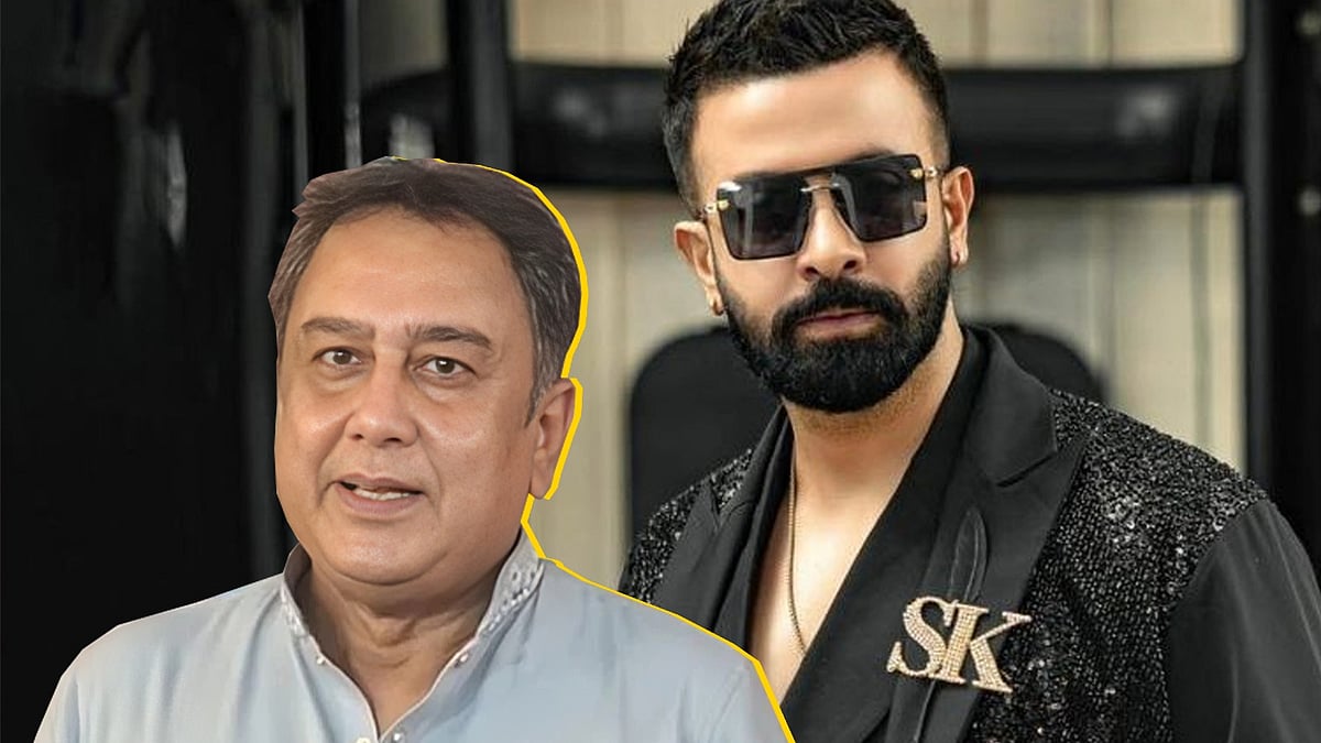 জাহিদ হাসান ও শাকিব খান। ছবি: ফেসবুক