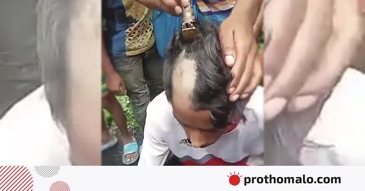 মাগুরায় কিশোরের বিরুদ্ধে চুরির অভিযোগ, আটক করে মাথা ন্যাড়া