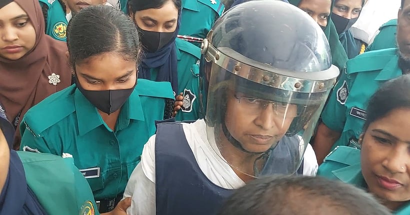 রিকশাচালক হত্যা মামলায় রিমান্ড শেষে কারাগারে দীপু মনি
