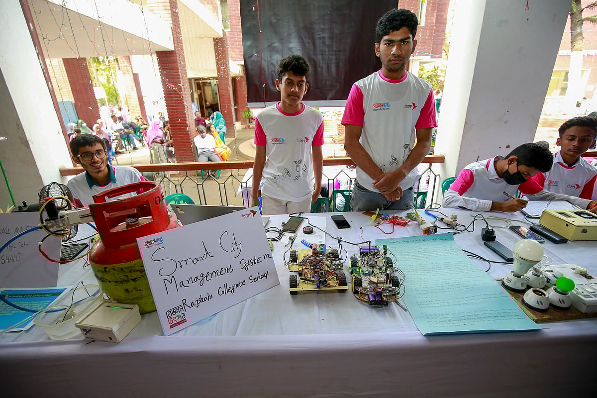 ২০২২ সালে বিজ্ঞানউৎসবের জাতীয় পর্বে প্রজেক্ট প্রদর্শনী