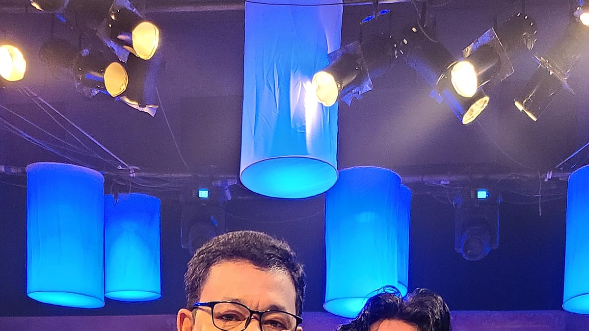 মনির খান ও ইমন খান। ছবি: ইমনের সৌজন্যে