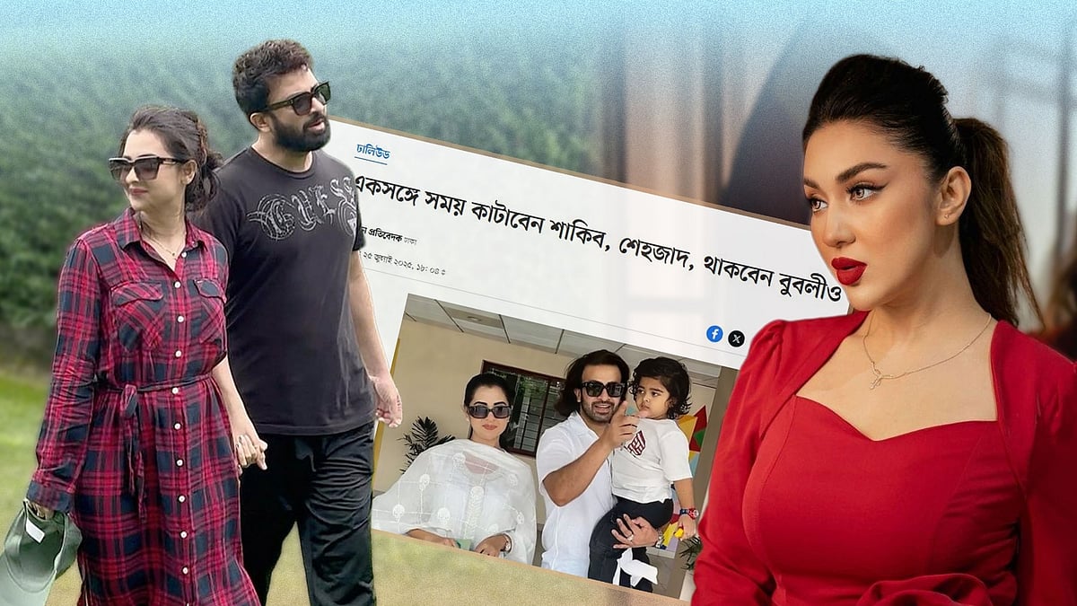 আবার আলোচনায় শাকিব–বুবলী, নীরব অপু বিশ্বাস। ছবি: কোলাজ