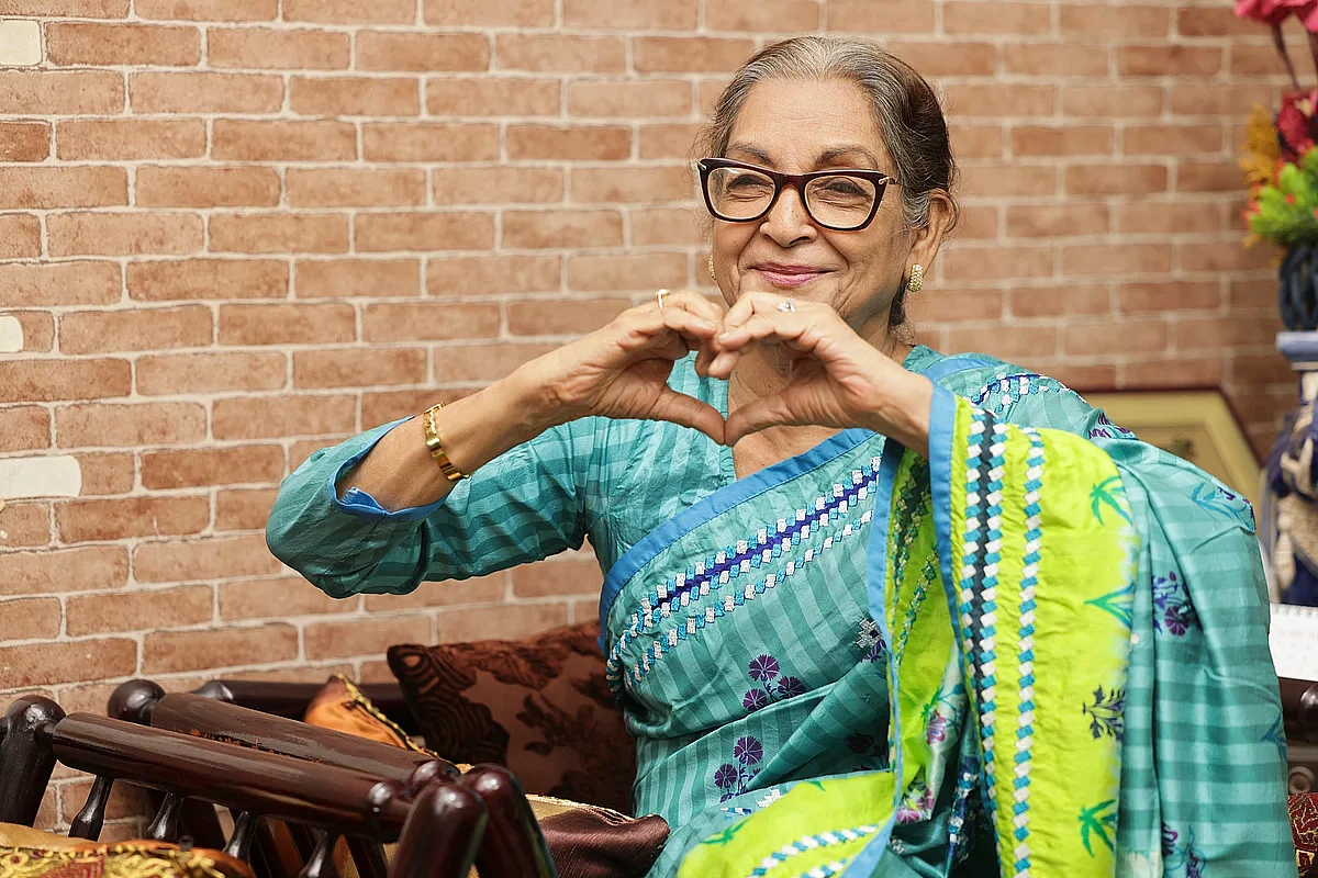 ৮৪ বছর বয়সেও এই অভিনেত্রীর ভেতর যে প্রাণোচ্ছ্বাস, আত্মবিশ্বাস, স্বতঃস্ফূর্ততা, তা অনেক তরুণকেও হার মানাবেছবি: কবির হোসেন