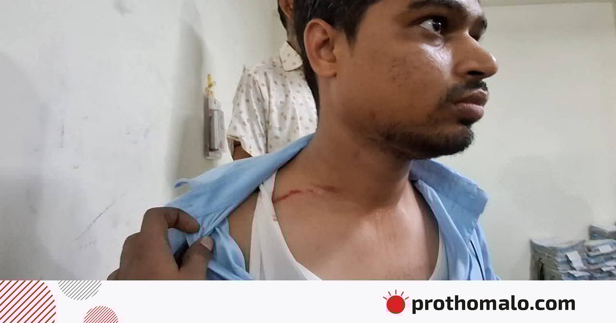 আদালতকক্ষে বিচারকের সামনেই সাংবাদিককে মারধর আদালতকক্ষে বিচারকের সামনেই সাংবাদিককে মারধর