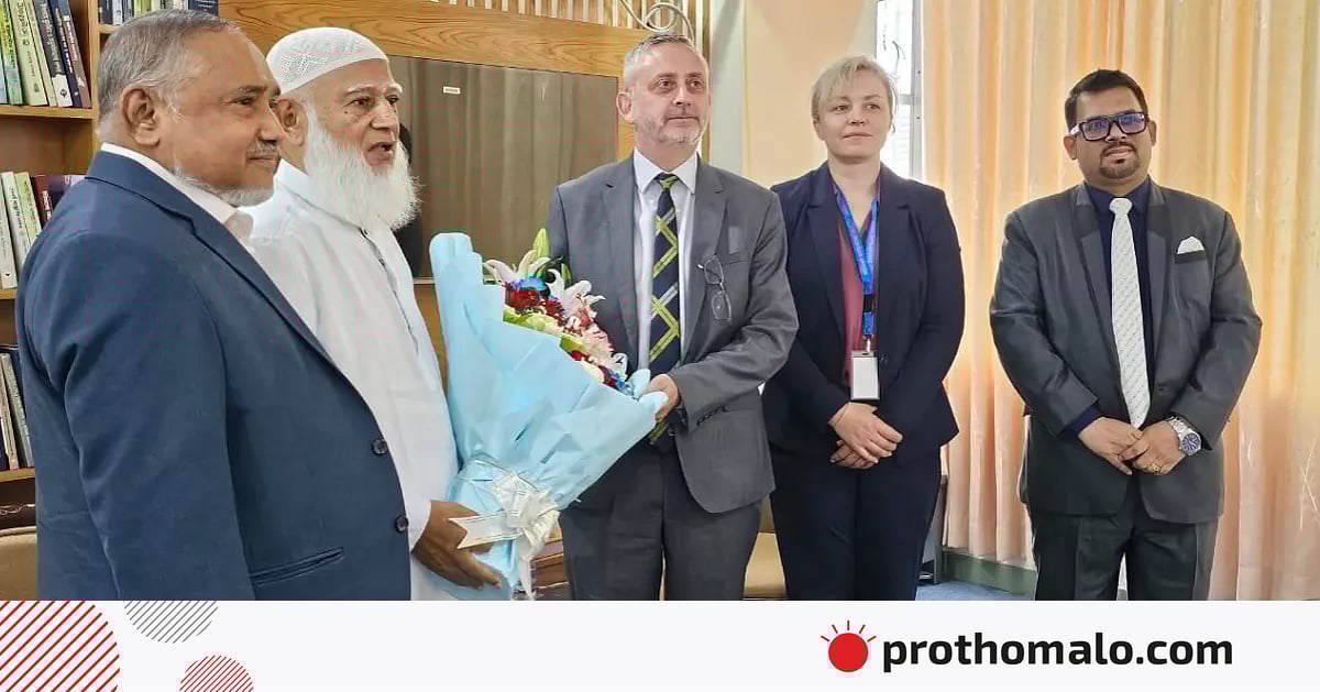 জামায়াত আমিরের সঙ্গে ইইউ রাষ্ট্রদূত মিলারের সৌজন্য সাক্ষাৎ