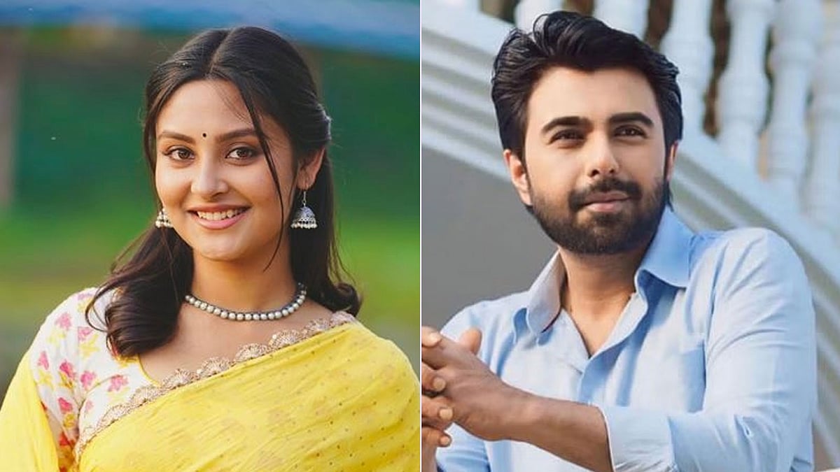 অপূর্ব ও নাজনীন নীহা। ছবি: ফেসবুক থেকে