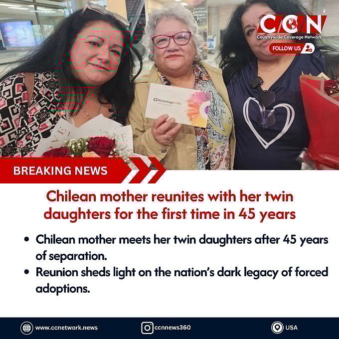 চুরি যাওয়ার ৪৫ বছর পর যমজ মেয়েদের ফিরে পেলেন মা