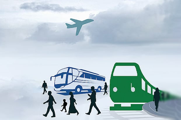 ঘরে বসেই কাটুন বাস, ট্রেন ও বিমানের টিকিট