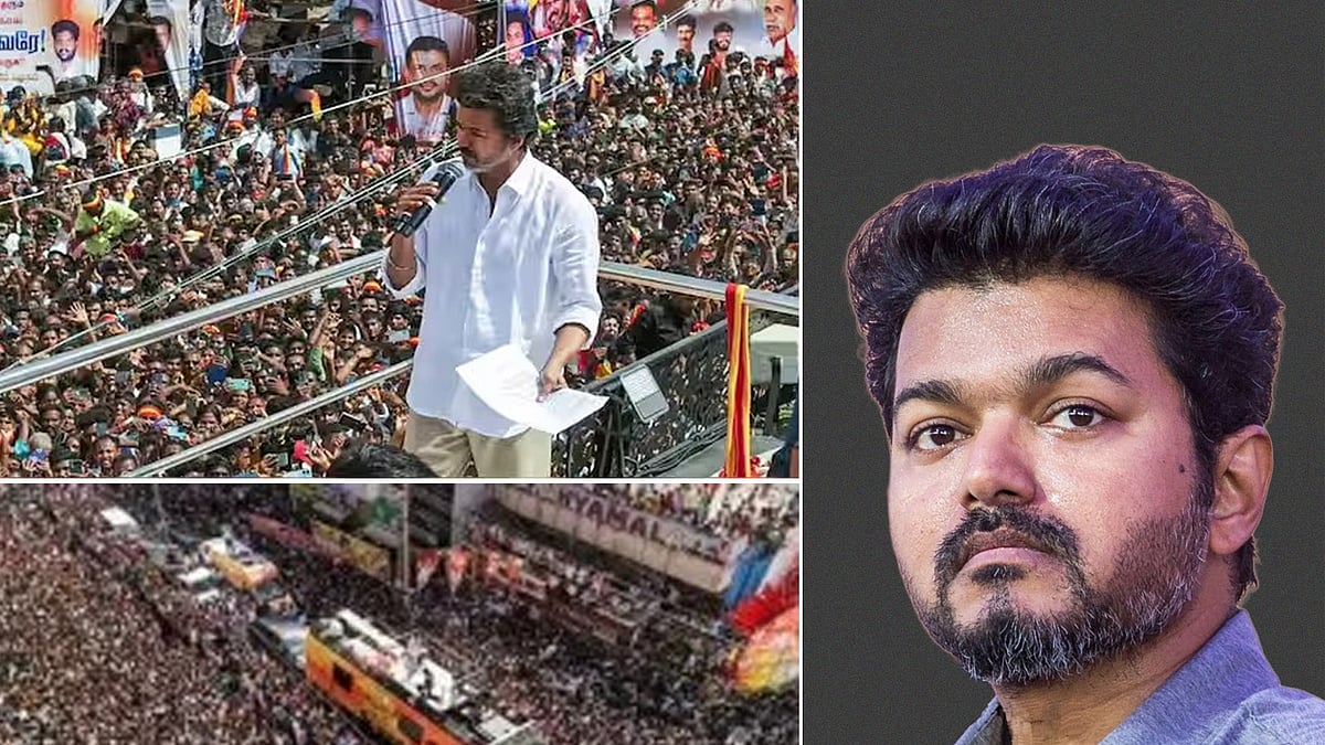 থালাপতি বিজয়। ছবি: কোলাজ