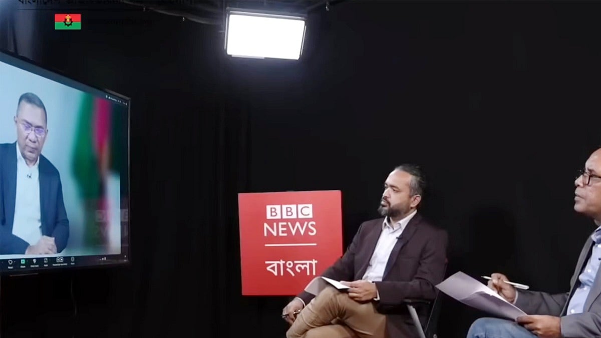 ছবি: বিবিসি বাংলার ভিডিও থেকে নেওয়া স্ক্রিনশট 