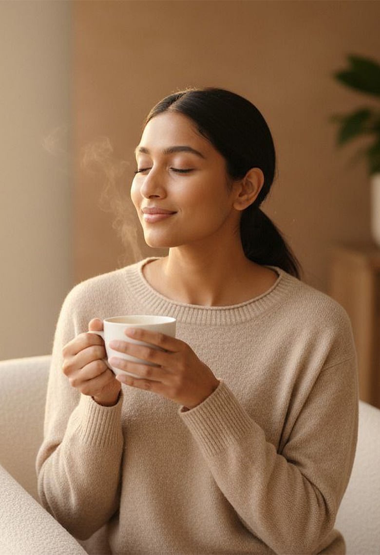 গরম গরম চা বা ধোঁয়া ওঠা ভাত হতে পারে দারুণ মুড বুস্টার