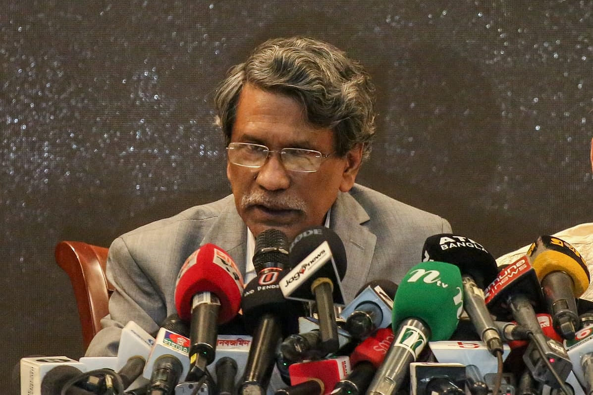 জাতীয় ঐকমত্য কমিশনের সহসভাপতি অধ্যাপক আলী রীয়াজ। আজ মঙ্গলবার রাজধানীর ফরেন সার্ভিস একাডেমিতে সংবাদ সম্মেলনে