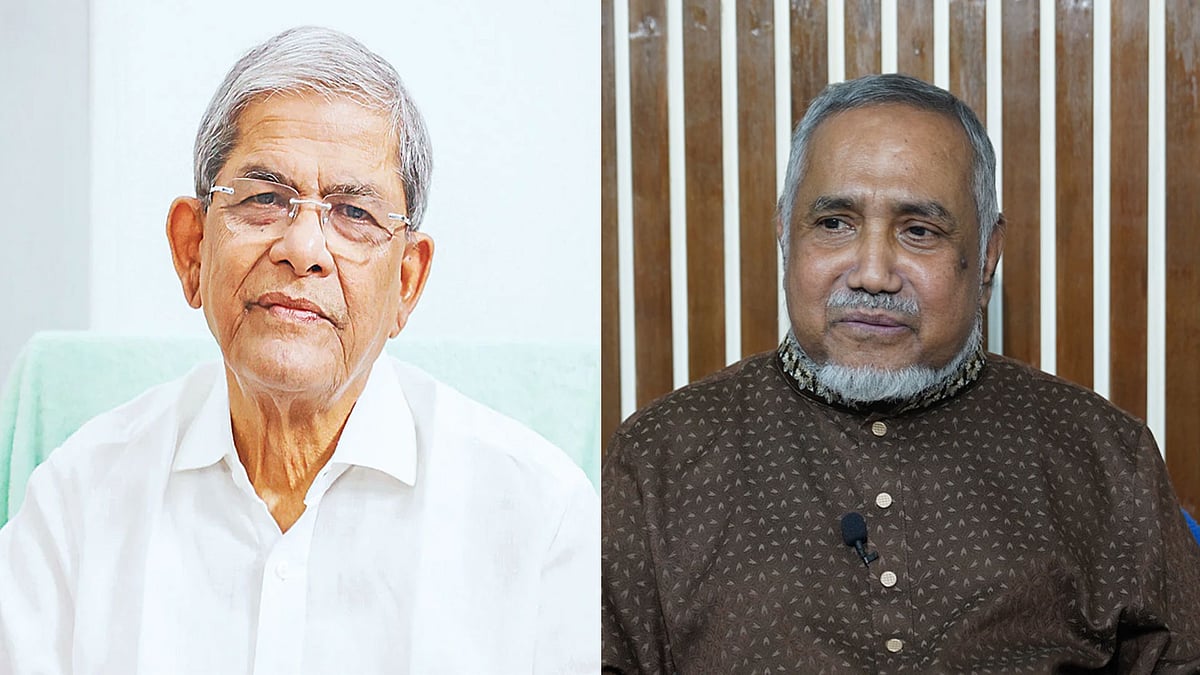 আলোচনার জন্য মির্জা ফখরুলকে জামায়াত নেতা তাহেরের ফোন