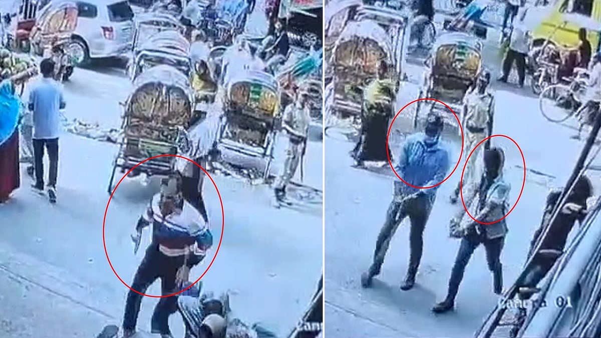 ছবি: সিসিটিভির ফুটেজ থেকে নেওয়া