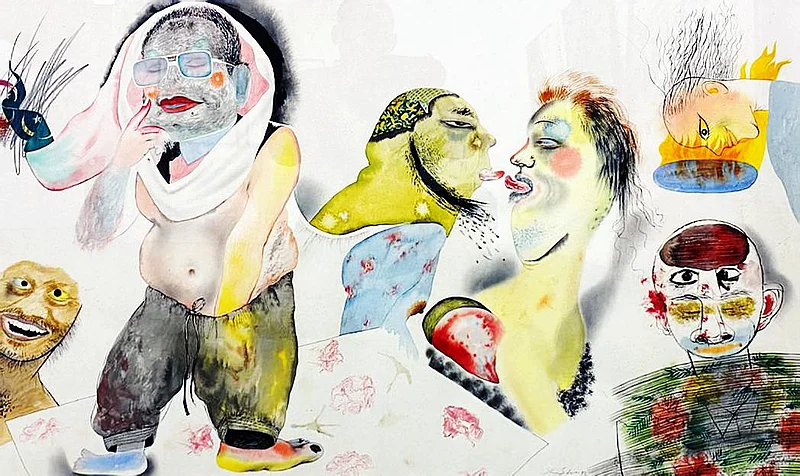 খেলা দেখে যান বাবু’। শিল্পী শিশির ভট্টাচার্য