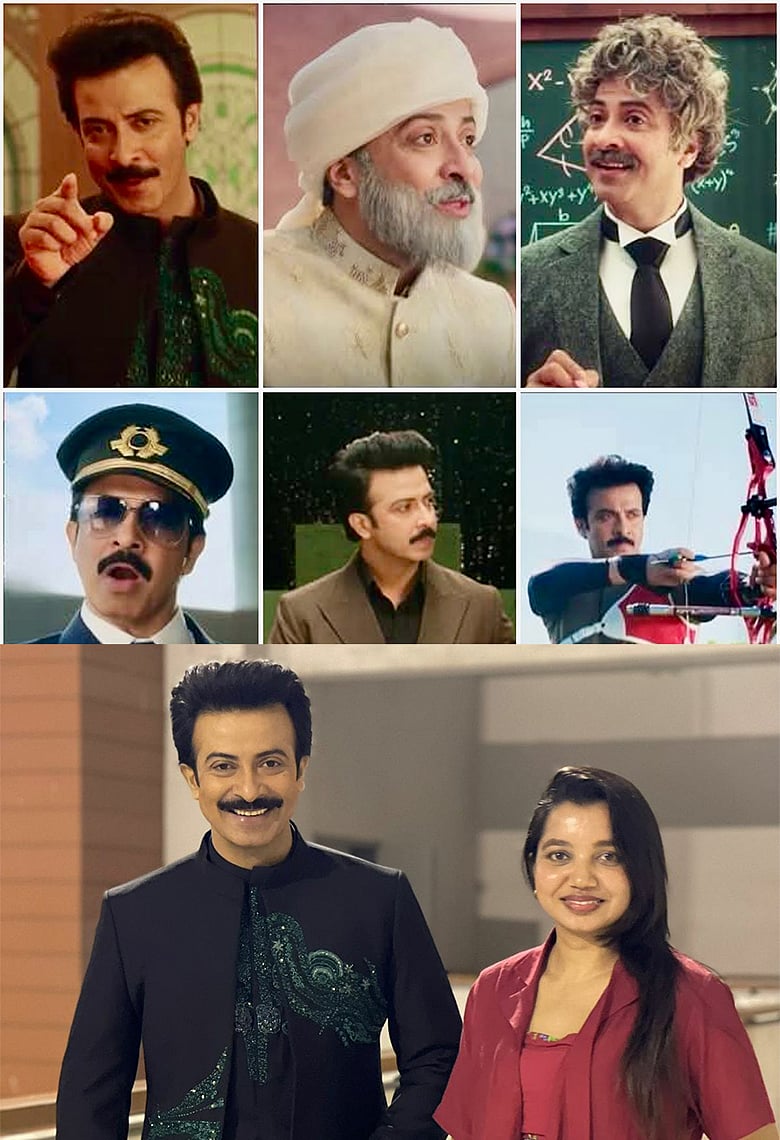 শাকিব খানের ১ মিনিটে ৬ লুক, বৈচিত্র্যময় কস্টিউমে বাজিমাত করলেন সাফিয়া সাথী