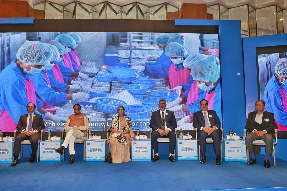 চিংড়ির রপ্তানি বাড়াতে চান নীতিসহায়তা