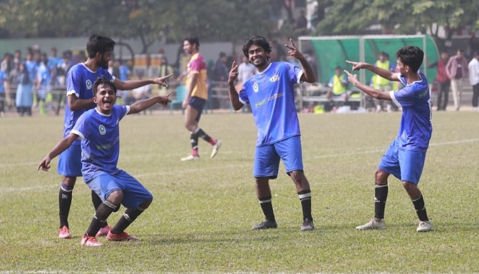সিজানের হ্যাটট্রিকে গ্রুপ ফাইনালে জাহাঙ্গীরনগর বিশ্ববিদ্যালয়