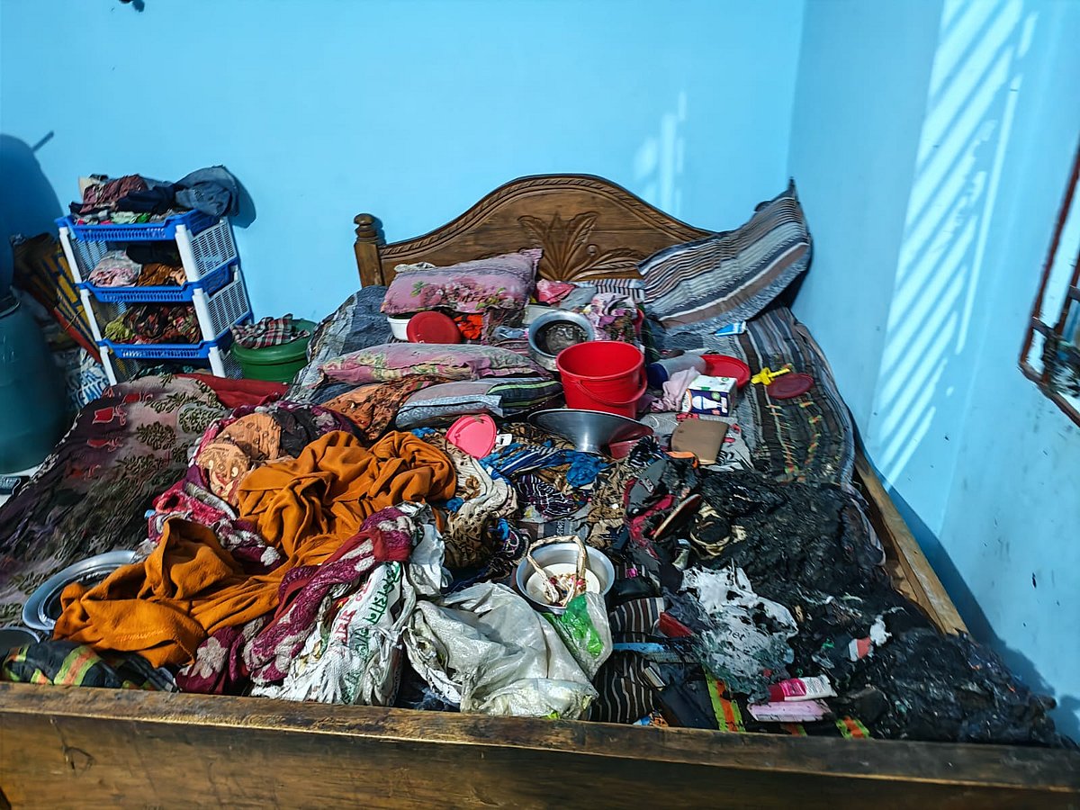 সোনারগাঁয়ে ঘরে আগুন লেগে নারী, শিশুসহ একই পরিবারের চারজন দগ্ধ