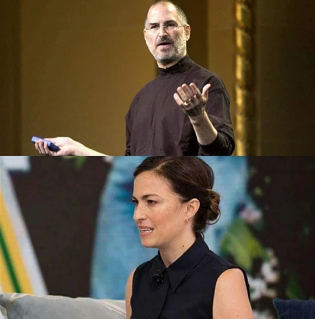 স্টিভ জবস আর কন্যা লিসার চেহারায় আছে অনেক মিল