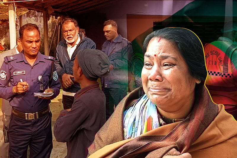 মাথায় আঘাত, ঘরে মিলল রক্তাক্ত লাশ