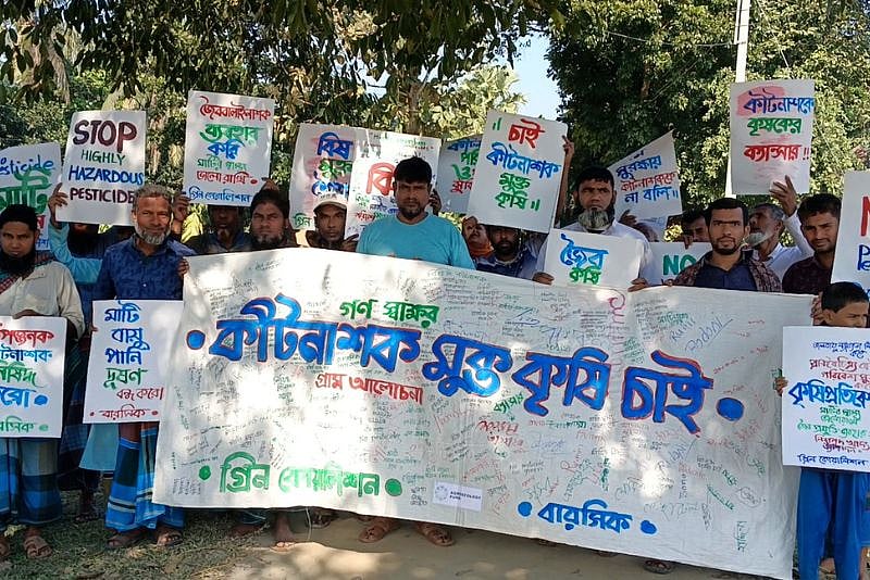 সাধুপাড়ায় কীটনাশকমুক্ত কৃষির উদ্যোগ, চালু হলো ‘ফসলের হাসপাতাল’