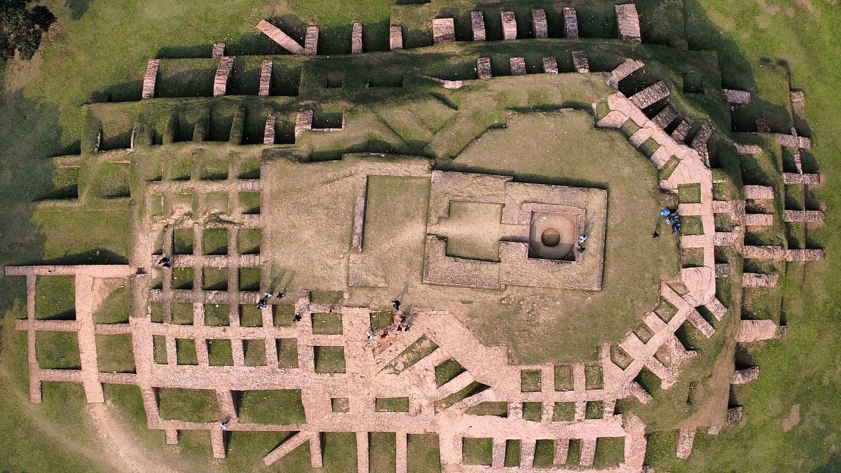 পাখির চোখে ঐতিহাসিক গোকুল মেধ