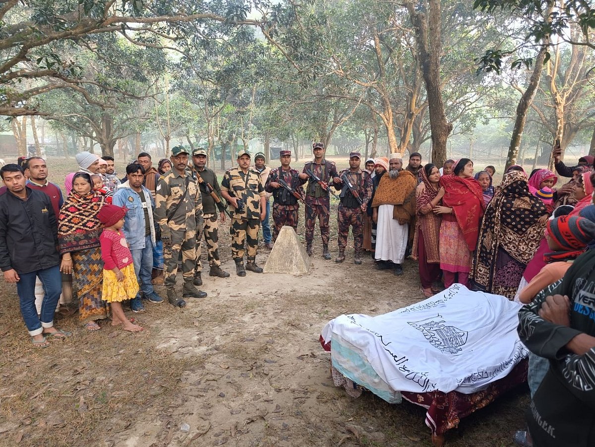 সীমান্তে শেষবারের মতো বাংলাদেশি মায়ের মুখ দেখলেন ভারতীয় মেয়ে