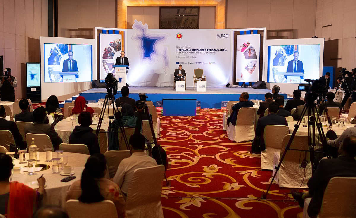 বাংলাদেশে দুর্যোগে বাস্তুচ্যুত প্রায় ৫০ লাখ মানুষ: আইওএম