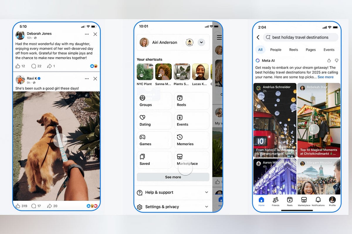 বদলে যাচ্ছে ফেসবুক অ্যাপের নকশা, বাড়তি যেসব সুবিধা পাওয়া যাবে