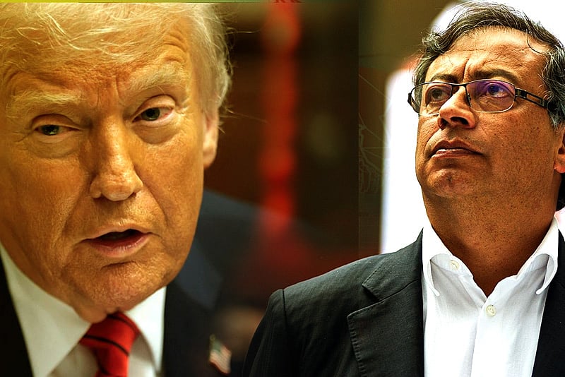 কলম্বিয়ার প্রেসিডেন্ট পেত্রোকে ট্রাম্পের হুমকি