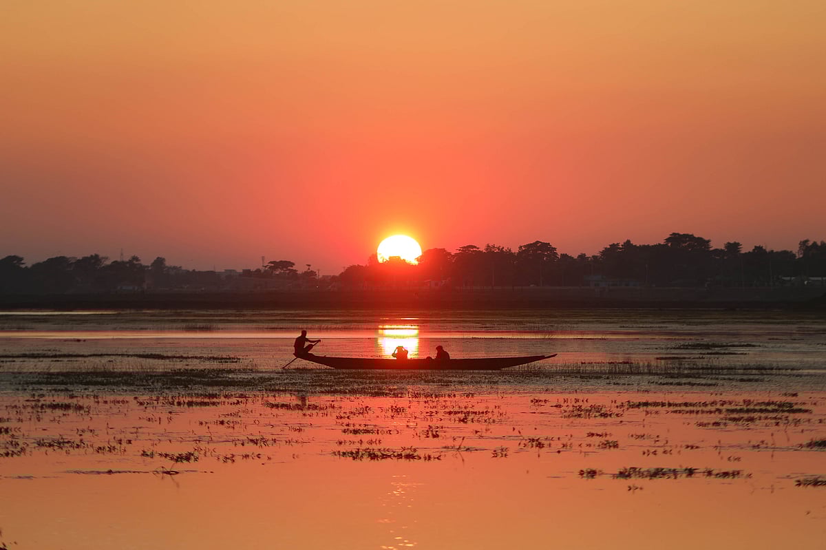 সূর্যাস্তের রূপ