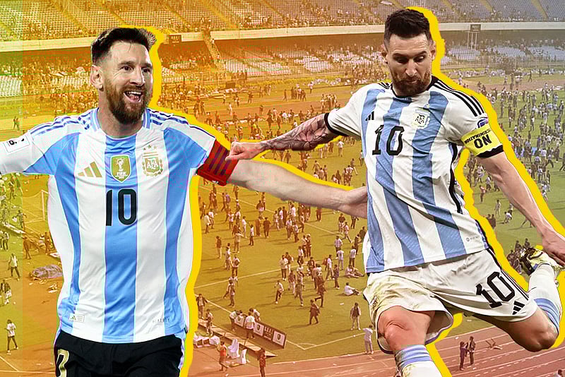 মেসির সামনেই স্টেডিয়াম ভাঙচুরের কারণ কী?