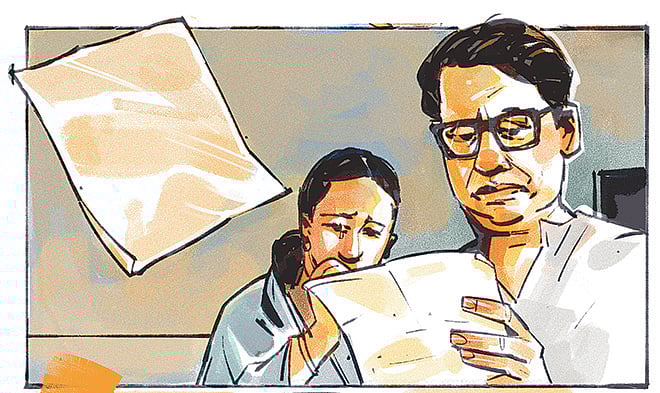 মুনীর চৌধুরীর একাত্তরের দিনগুলো, দেখুন শিল্পীর আঁকা ছবিতে