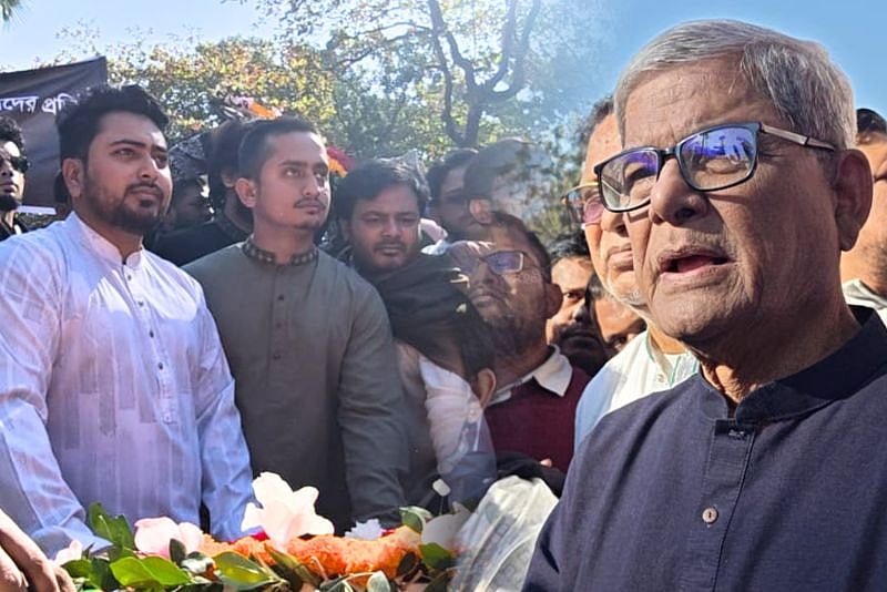 শহীদ বুদ্ধিজীবী দিবসে মিরপুর স্মৃতিসৌধে দলগুলোর পক্ষ থেকে শ্রদ্ধা